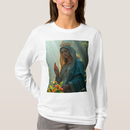 Mor Mary Queen of Heaven Women's Långärmad T Shirt