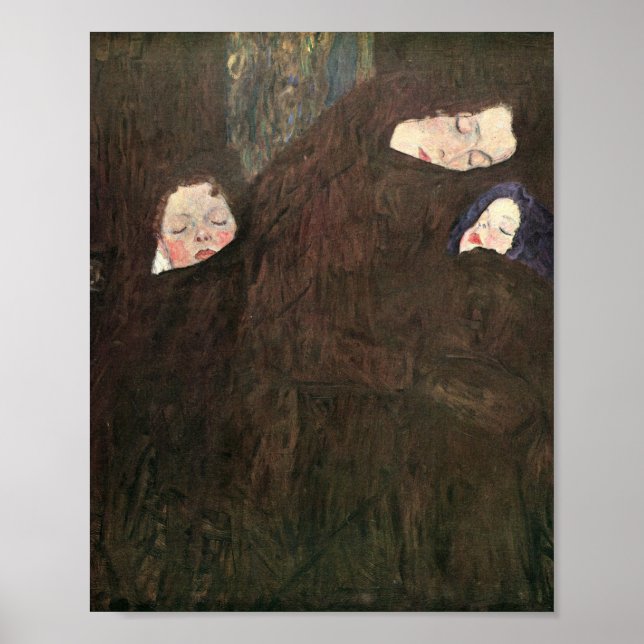 Mor med barn - Gustav Klimt Poster (Framsidan)