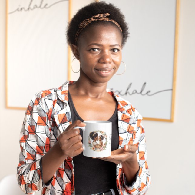 Mor med Flicka Mors dag Mugg (Skapare uppladdad)