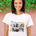 Mor med Kids och Family Mamma 6 Photo Collage T Shirt<br><div class="desc">Mor med Kids och Family Mamma 6 Photo Collage T-shirt. Samling med 6 foton, ett sött meddelande i ett trendig-skript och namn med barn som täcker över bilderna. Lägg till dina 6 favoritfoton i familjen. Söt keepy och en gåva till födelsedag, Mor dag eller jul för en mamma eller mormor....</div>