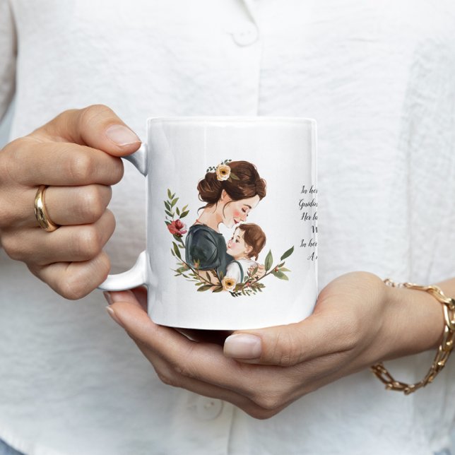 Mor med Pojke-kaffe, Mugg-gift-idea för Mamma Kaffemugg (Skapare uppladdad)