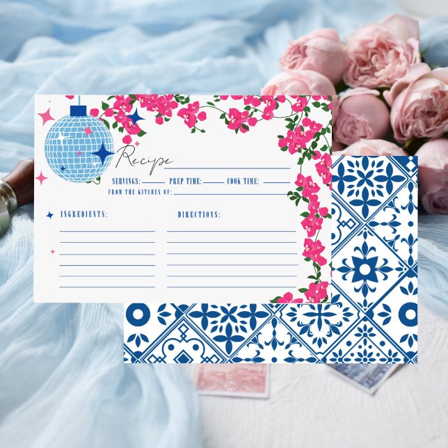 Mor Mia Bougainvillea möhippa Recipe Card Tilläggskort (Skapare uppladdad)