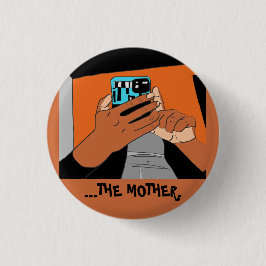 Mor Mobile Händer Cyan Orange Black Knapp