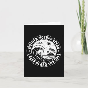 Mor Mor Ocean Jag Har Hört Dig Kalla 2 Sidor  Kort