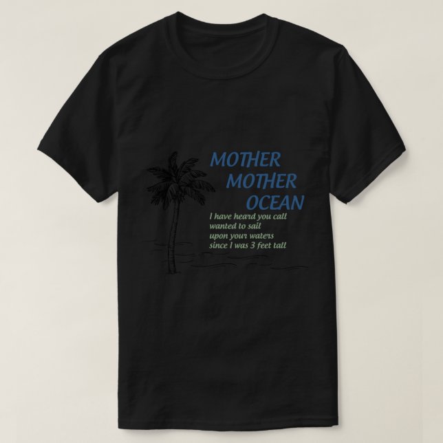 Mor, Mor, oceanen T Shirt (Design framsida)