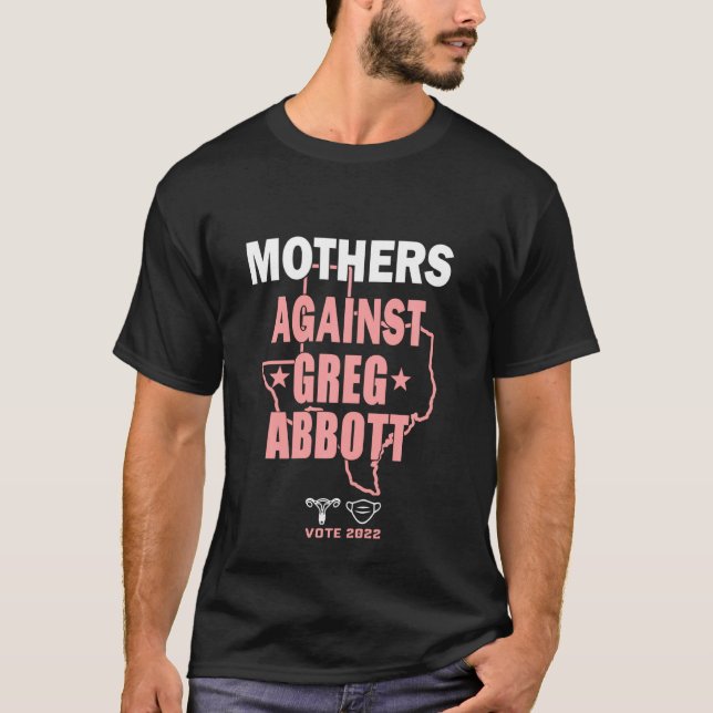 Mor mot Greg Abbott Democrat Tee Long Slee (Framsida)