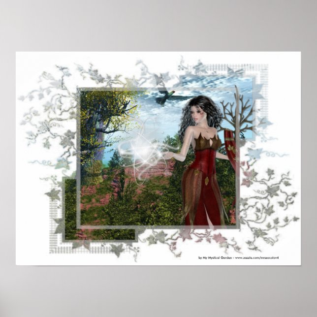 Mor naturdesign 2 - Fantasy Print Poster (Framsidan)