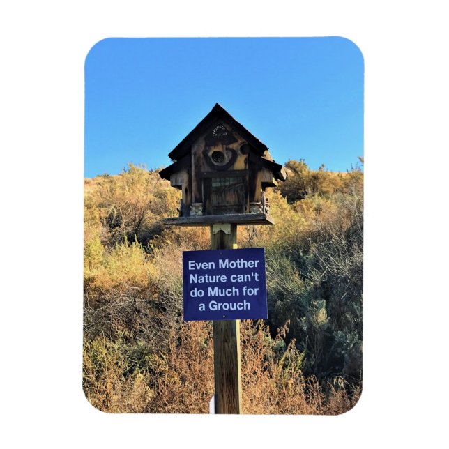 Mor Nature, Grouch Humor Magnet (Vertikal)