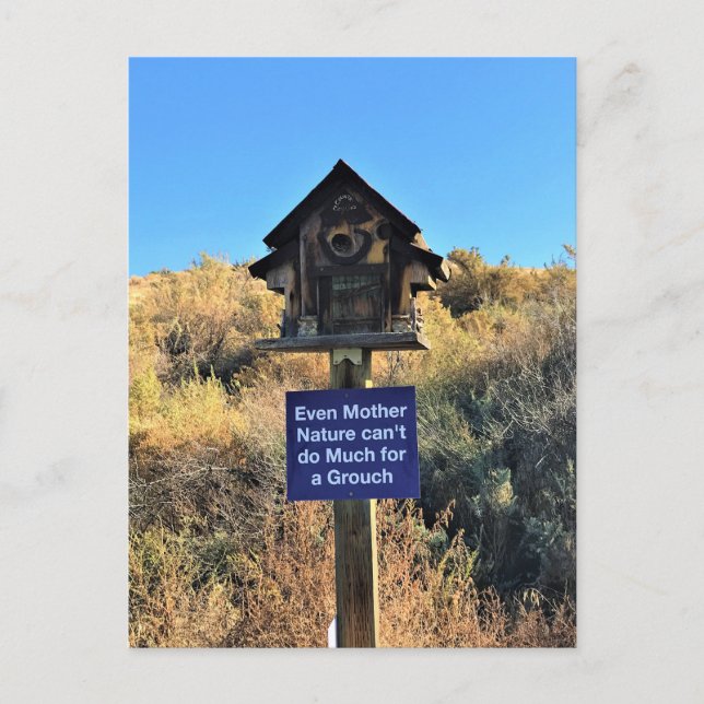 Mor Nature, Grouch Humor Vykort (Framsida)