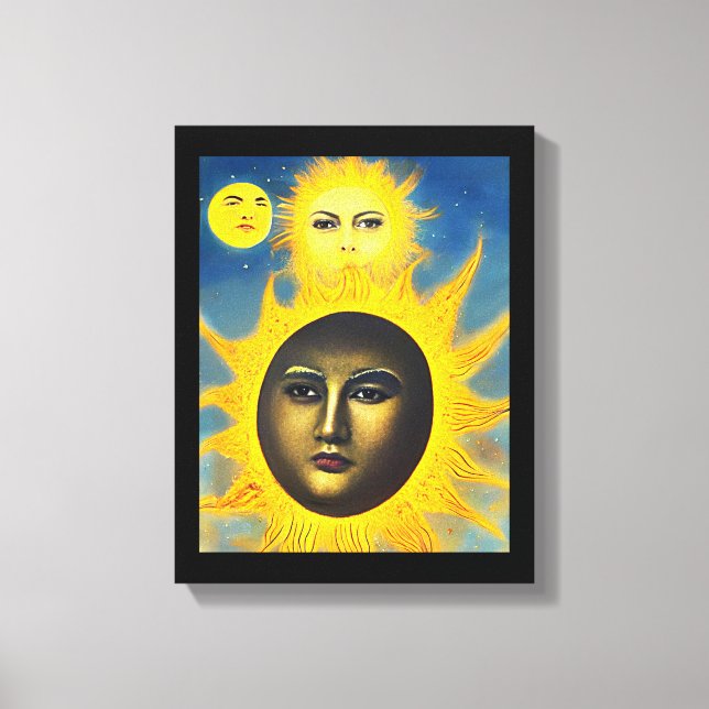 Mor Nature New Sol Original fantasyart Canvastryck (Framsida)