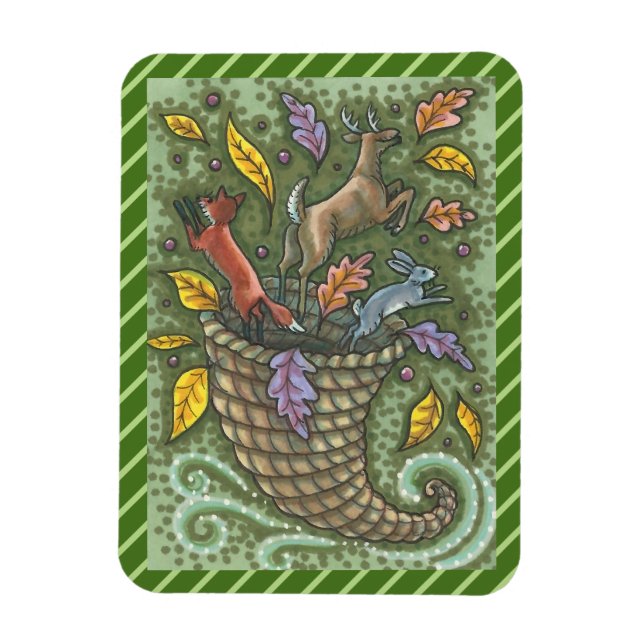 MOR NATURE'S BOUNTY, WOODSY CORNUCOPIA MAGNET (Vertikal)