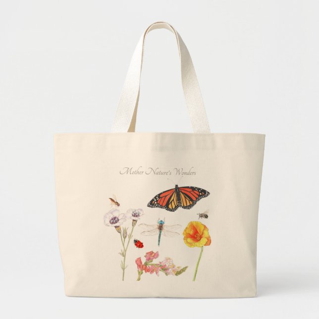 Mor Nature's Wonders Tote Bag Jumbo Tygkasse (Framsidan)