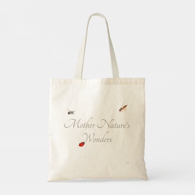 Mor Nature's Wonders Tote Bag Tygkasse (Baksida)