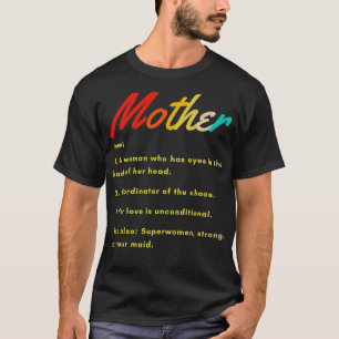 Mor Noun Definition Mamma Mamma betyder underbart T Shirt