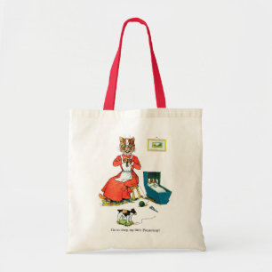 Mor och Baby Cat, Louis Wain Tygkasse