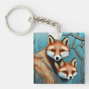 Mor och Baby Fox