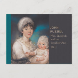 Mor och baby porträtt John Russell CC0971 Vykort