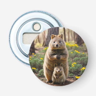 Mor och Baby Quokka, öppnare Flaska