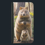 Mor och Baby Quokka Plånboksfodral För Samsung Galaxy S5<br><div class="desc">Bild är en mor Quokka med hennes baby</div>