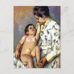Mor och Baby Vykort