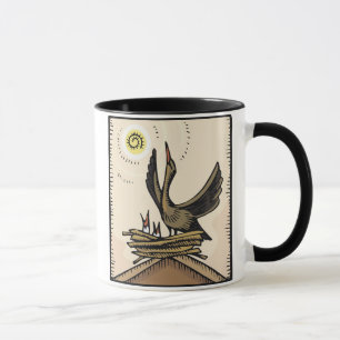 Mor- och babyfåglar mugg