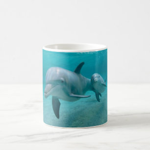 MOR- OCH BABYKALVDELFIN KAFFEMUGG