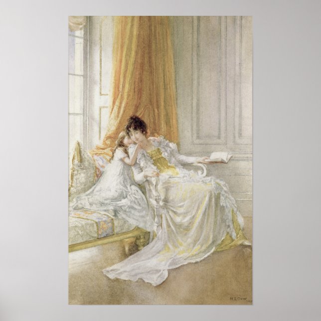 Mor och barn, 1864 poster (Framsidan)