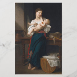 Mor och barn (av Bouguereau) Brevpapper