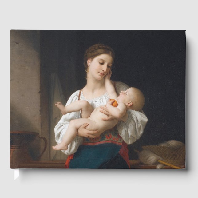 Mor och barn (av Bouguereau) Gästböcker (Framsida)