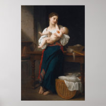 Mor och barn (av Bouguereau)