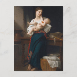 Mor och barn (av Bouguereau) Vykort