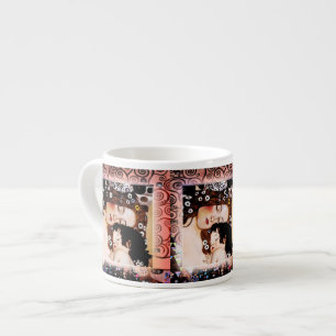 Mor och barn av Gustav Klimt Collage Espressomugg