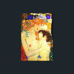 Mor och barn av Gustav Klimt Large Art nouveau Canvastryck<br><div class="desc">Mor och barn - detaljer från Womans tre år,  en populär målning av den österrikiska symbolen och art nouveau-konstnären Gustav Klimt från 1905. Kanvastryck för stora bror</div>