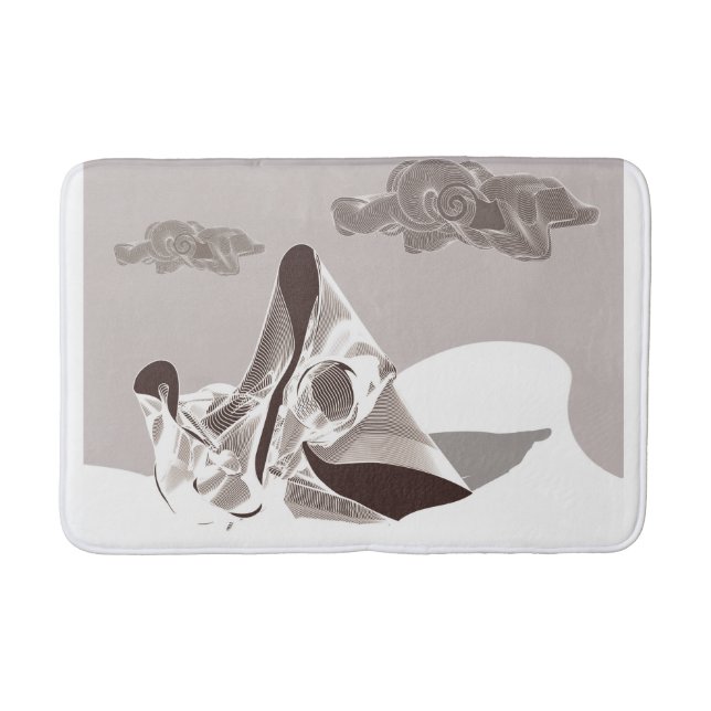 Mor och barn badrumsmatta (Framsidan)