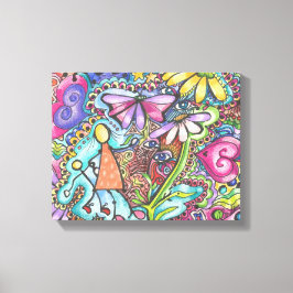 Mor och barn canvastryck