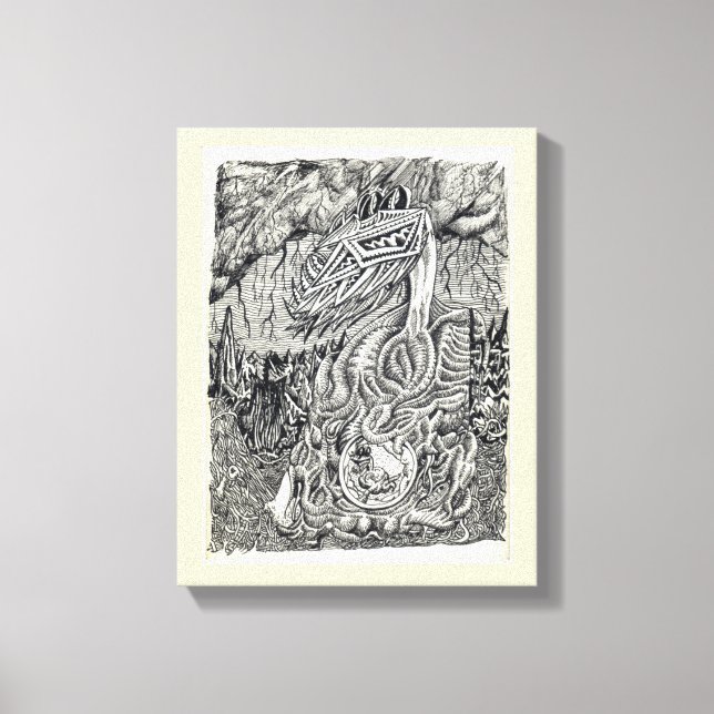 Mor och barn canvastryck (Framsida)