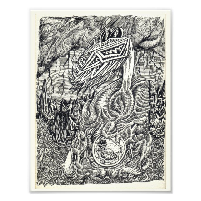 Mor och barn fototryck (Framsidan)