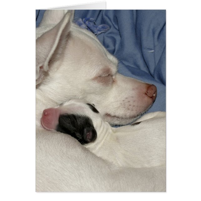 Mor och barn hälsningskort (Framsidan)