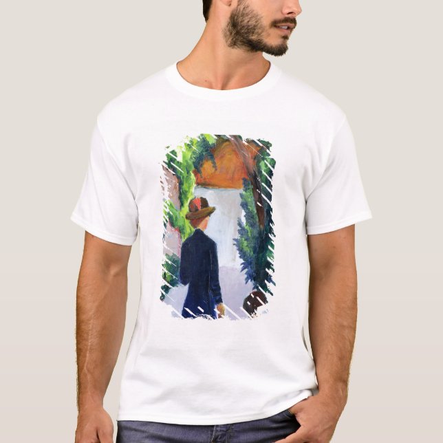 Mor och barn i parkera, 1914 t-shirt (Framsida)