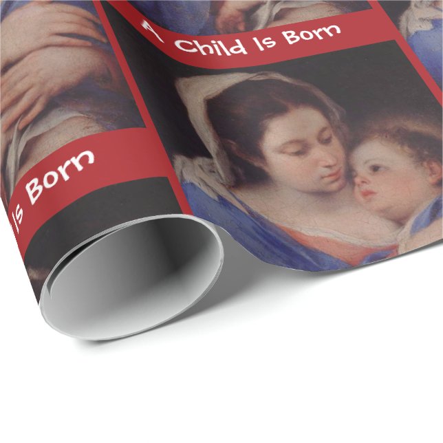 Mor och Barn - julklappning Presentpapper (Rullad Hörn)