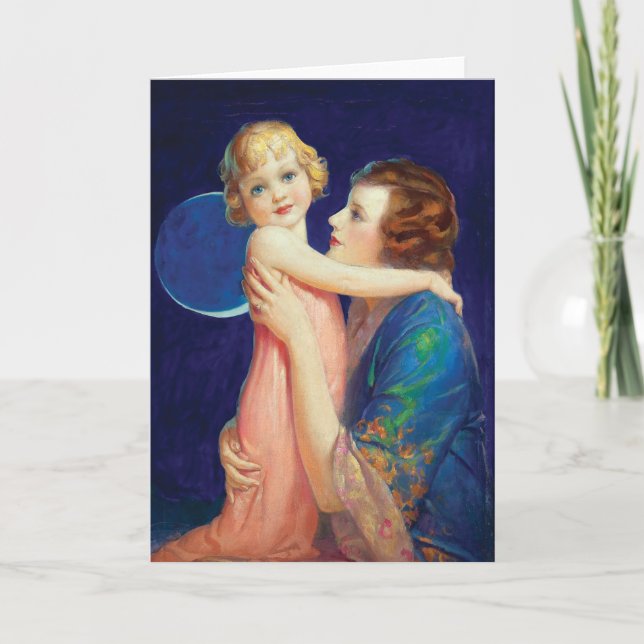 Mor och barn kort (Framsida)