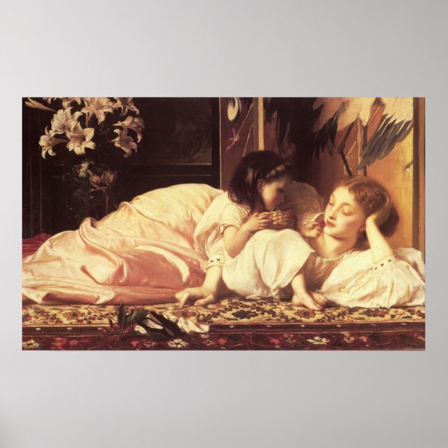 Mor och barn (kvinna och dotter) poster (Framsidan)