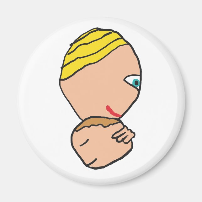 Mor och barn magnet (Framsidan)