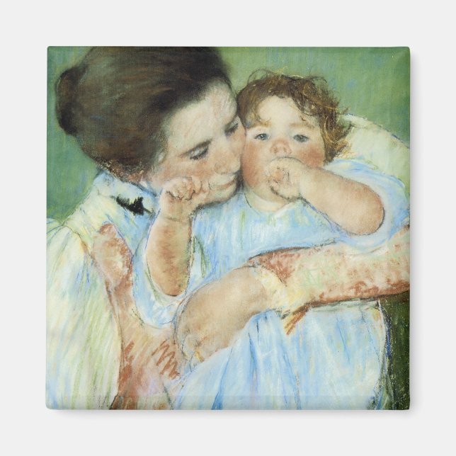 Mor och barn magnet (Framsidan)