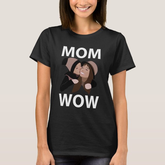 Mor och barn Mamma T Shirt (Framsida)