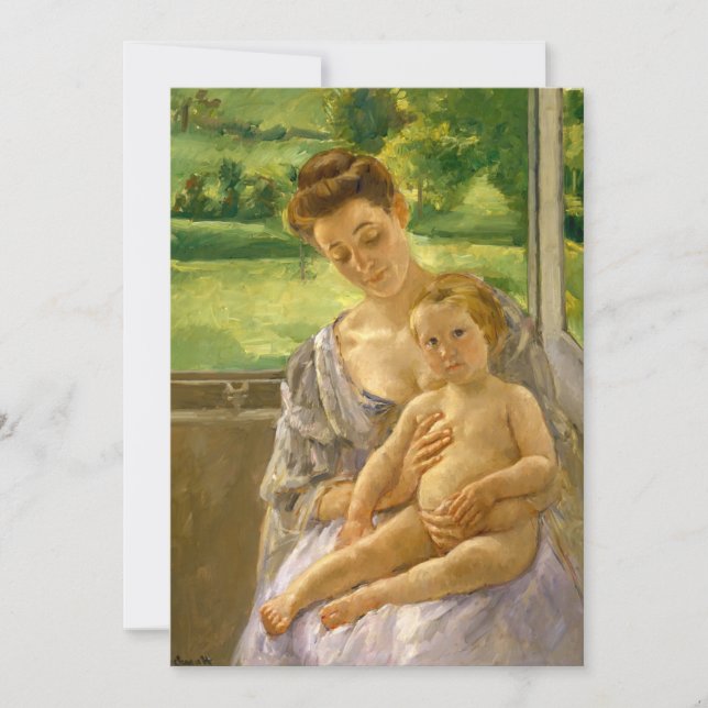 Mor och barn | Mary Cassatt (Framsida)
