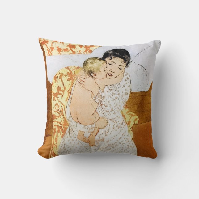 Mor och barn, Mary Cassatt Kudde (Framsida)