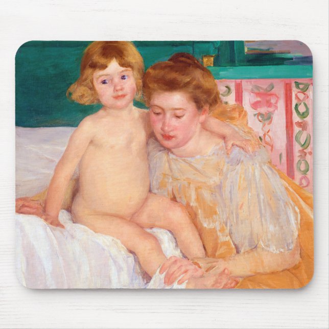 Mor och barn, Mary Cassatt Musmatta (Framsidan)