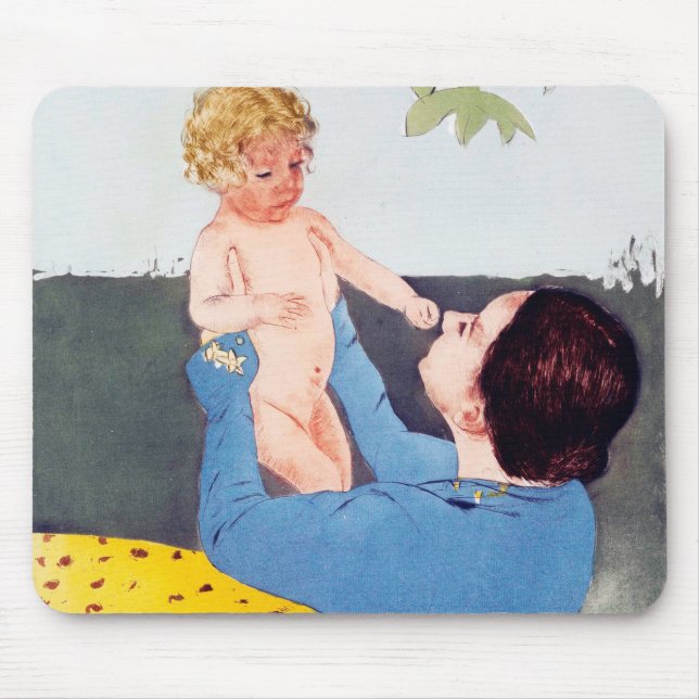 Mor och barn, Mary Cassatt Musmatta (Framsidan)
