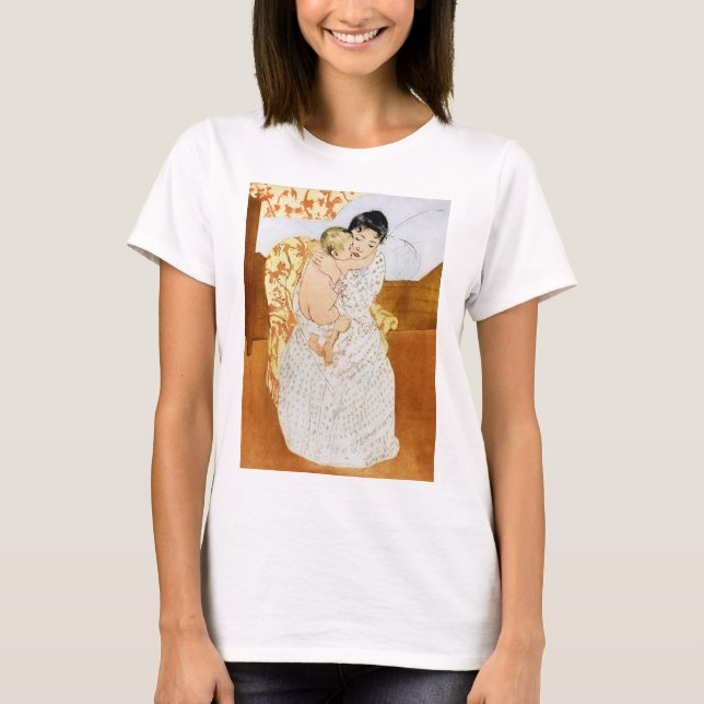 Mor och barn, Mary Cassatt T Shirt (Framsida)